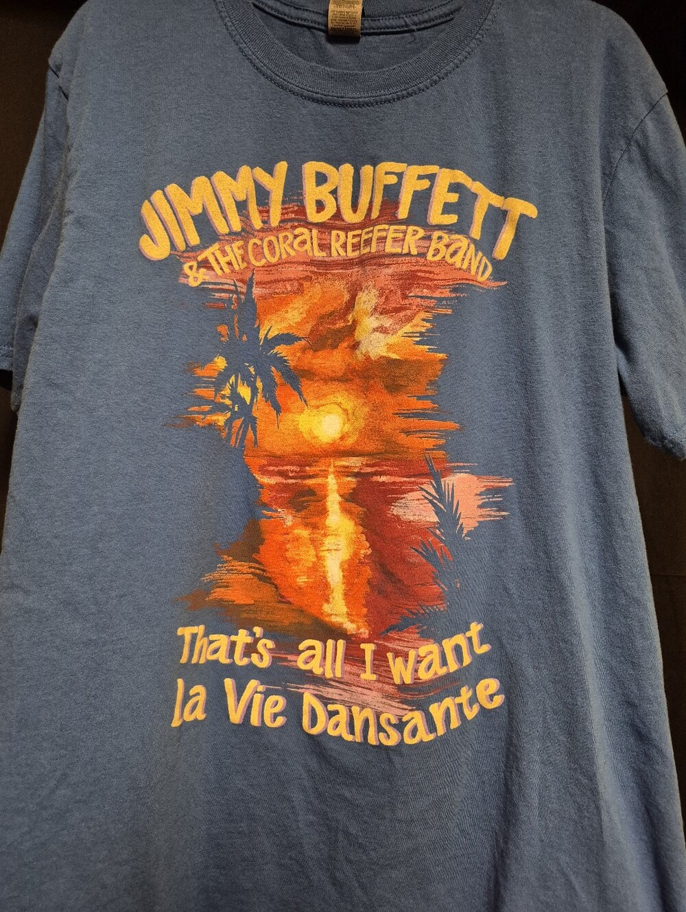 Jimmy Buffett Coral Reefer Band Sunset Graphic Tee 2021 - 22